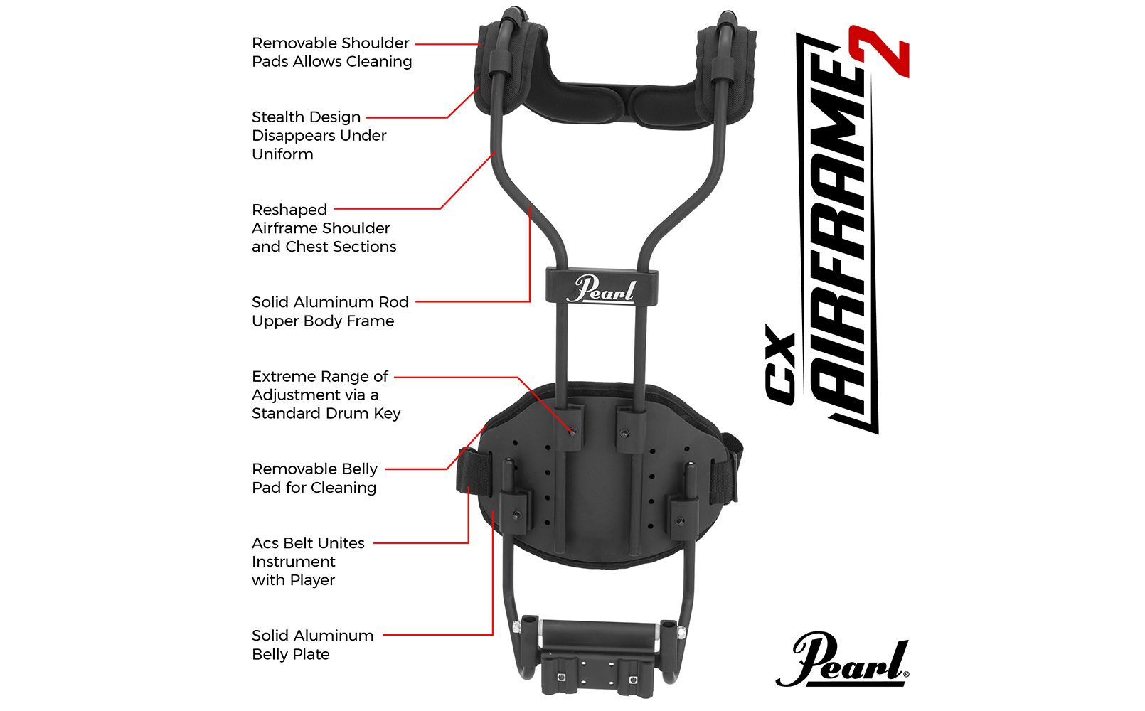 CX Airframe 2 Carriers | パール楽器【公式サイト】Pearl Drums